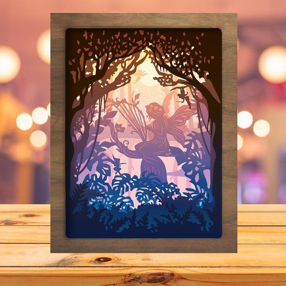 Fall Blue Jay – Paper Cut Light Box File - Cricut File - 20x20cm - Lig