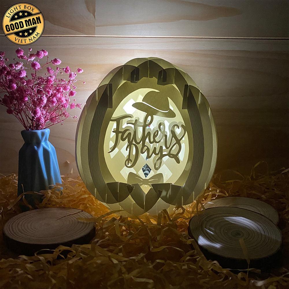 Father Day 4 - Easter Egg 3D Pop-up File - Cricut File - 5.8x4.8" - LightBoxGoodMan - LightboxGoodman
