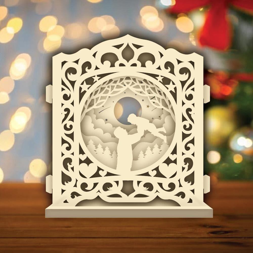 Father's Day - Pop-up Light Box File - Cricut File - LightBoxGoodMan - LightboxGoodman