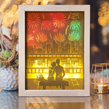 Firework 1 – Paper Cut Light Box File - Cricut File - 8x10 Inches - LightBoxGoodMan - LightboxGoodman