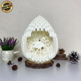 Flamingo - 3D Pop-up Light Box Droplet File - Cricut File - LightBoxGoodMan - LightboxGoodman