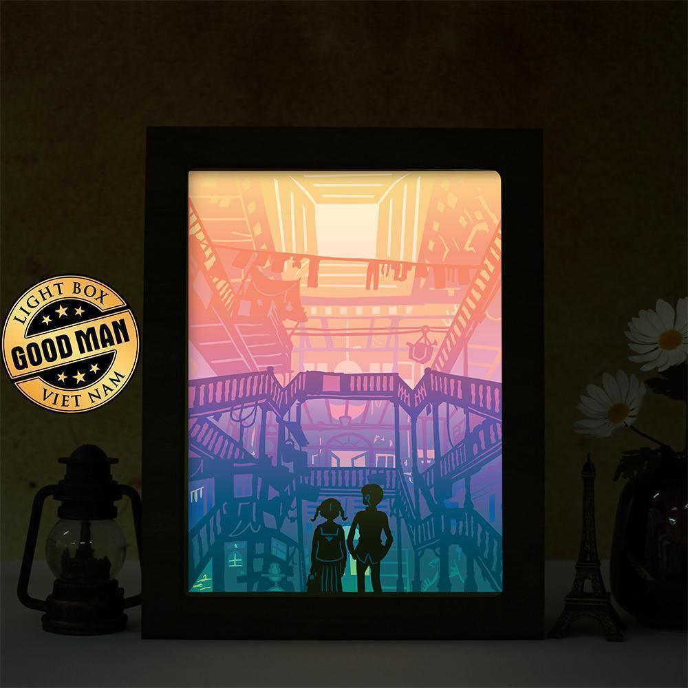 From Up On Poppy Hill - Paper Cut Light Box File - Cricut File - 20x26cm - LightBoxGoodMan - LightboxGoodman