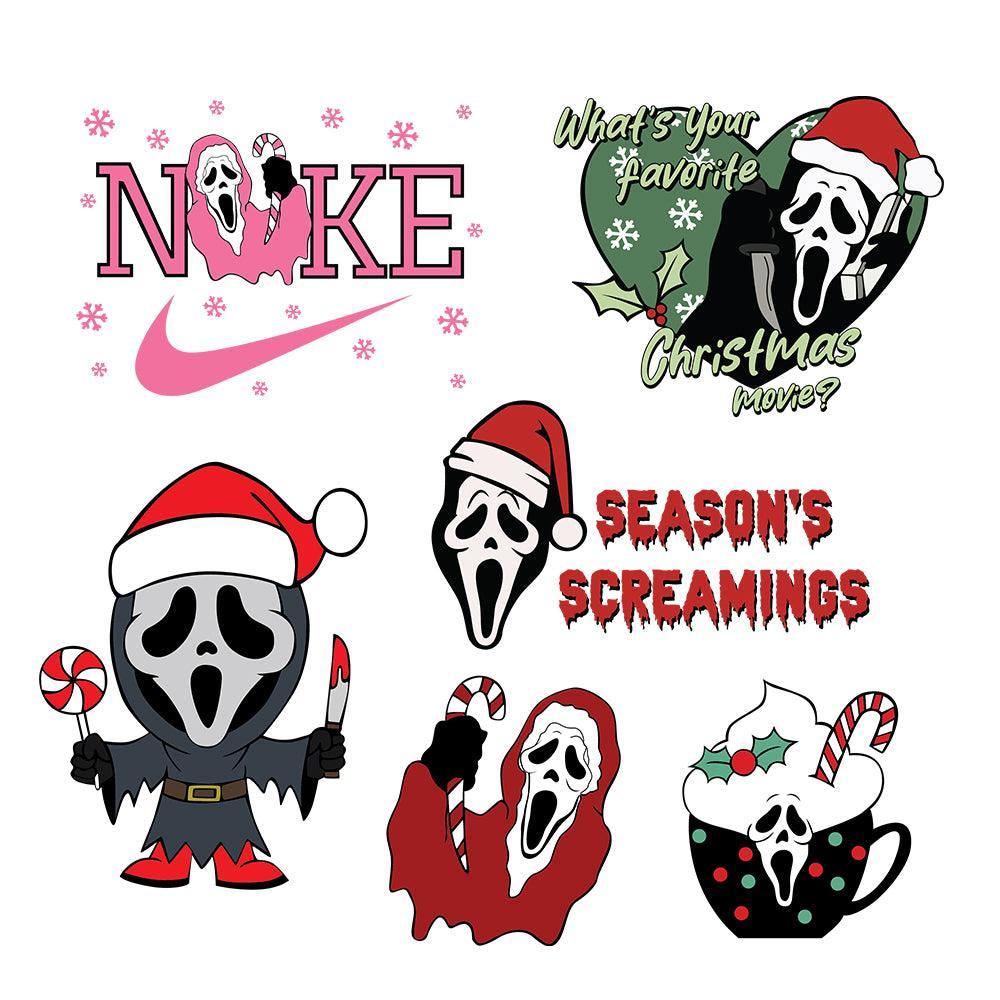 Ghostface Christmas - Cricut File - Svg, Png, Dxf, Eps - LightBoxGoodMan - LightboxGoodman