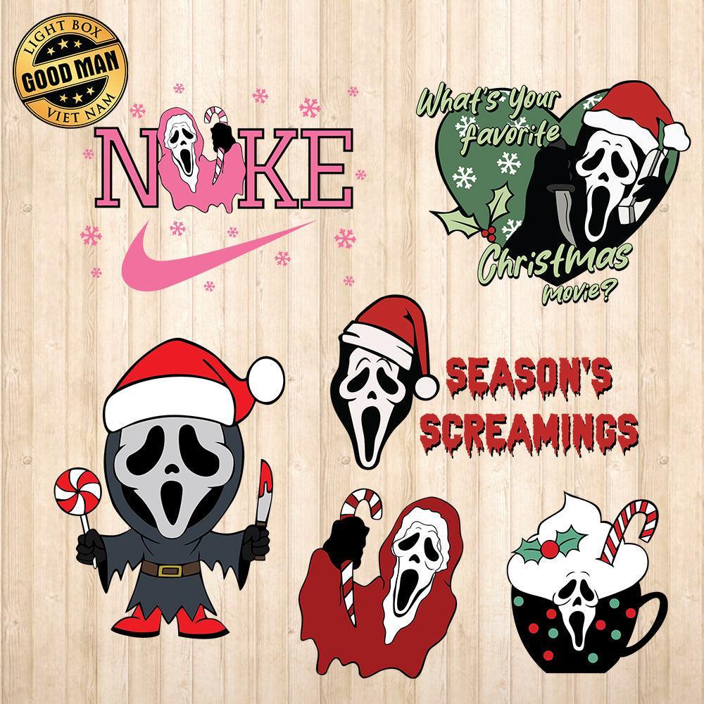 Ghostface Christmas - Cricut File - Svg, Png, Dxf, Eps - LightBoxGoodMan - LightboxGoodman