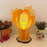 Gnome Love - 3D Air Balloon Lantern File - 10,9x8 Inches - Cricut File - LightBoxGoodMan
