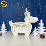 Gnome - Reindeer Pop-up File - Cricut File - LightBoxGoodMan - LightboxGoodman