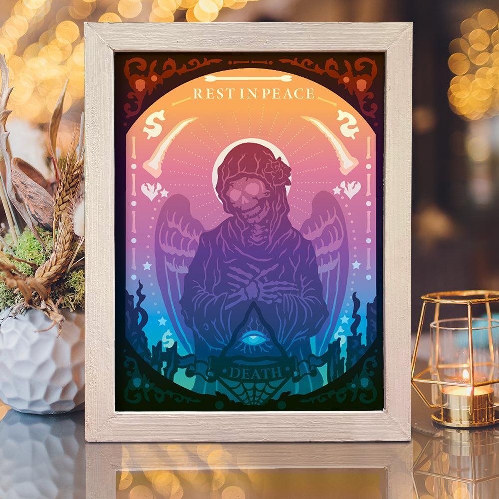 Grim Reaper - Paper Cut Light Box File - Cricut File - 20x26cm - LightBoxGoodMan - LightboxGoodman