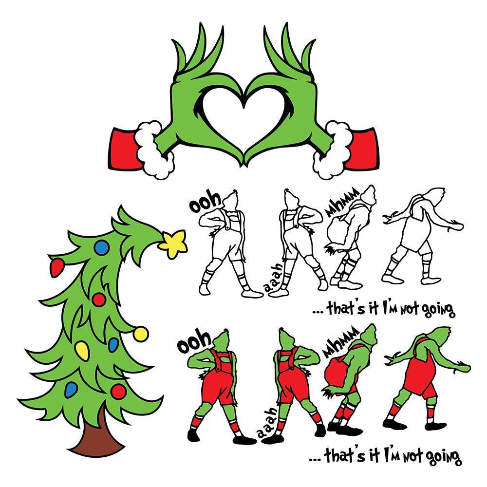 Grinch Christmas 2 - Cricut File - Svg, Png, Dxf, Eps - LightBoxGoodMan - LightboxGoodman