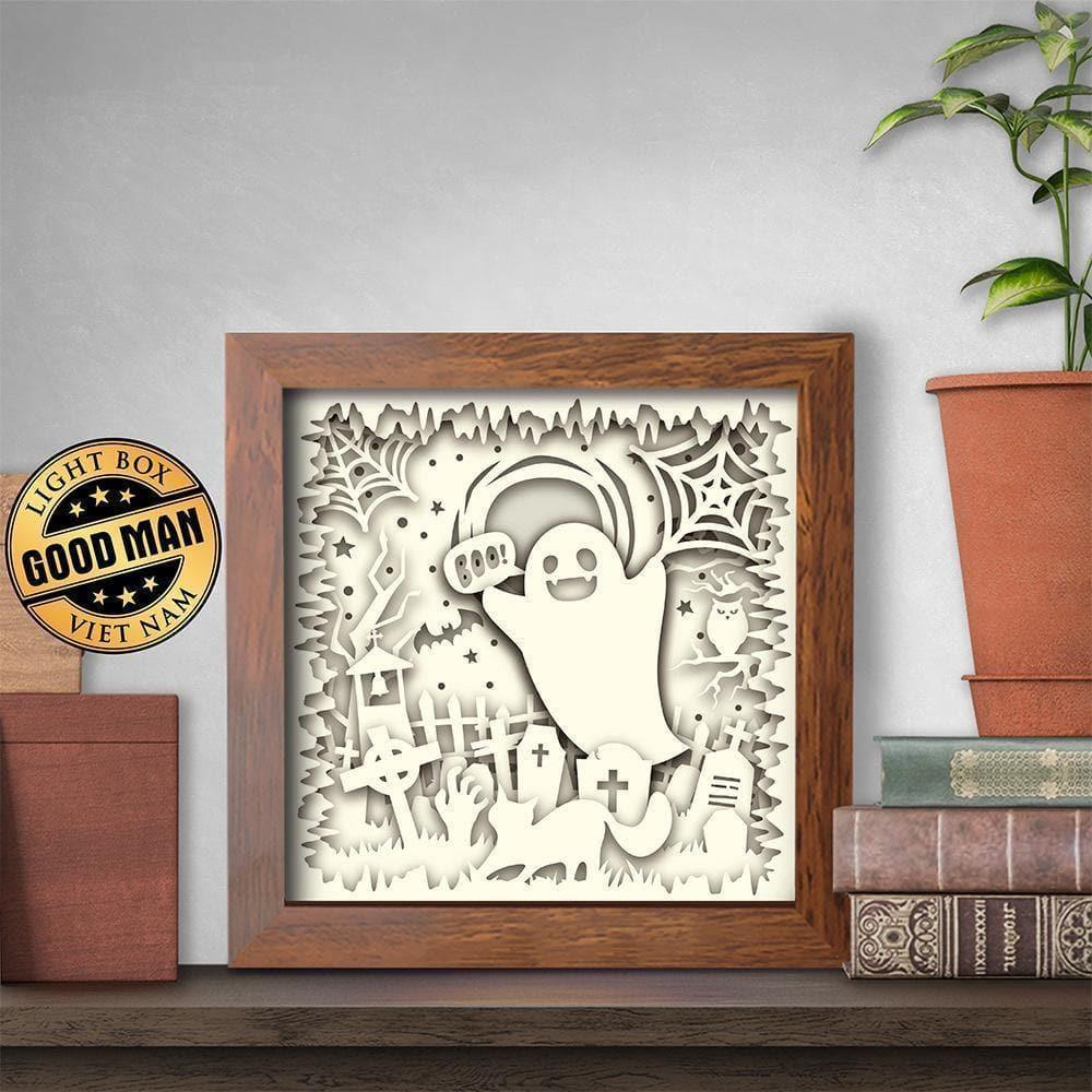 Halloween 10 – Paper Cut Light Box File - Cricut File - 20x20cm - LightBoxGoodMan - LightboxGoodman