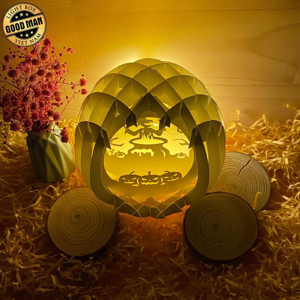 Halloween 2 - Easter Egg 3D Pop-up File - Cricut File - 5.8x4.8" - LightBoxGoodMan - LightboxGoodman