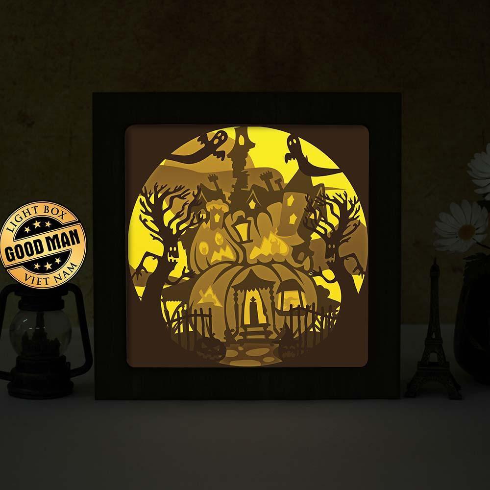 Halloween 25 – Paper Cut Light Box File - Cricut File - 20x20cm - LightBoxGoodMan - LightboxGoodman