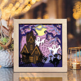 Halloween 28 – Paper Cut Light Box File - Cricut File - 20x20cm - LightBoxGoodMan