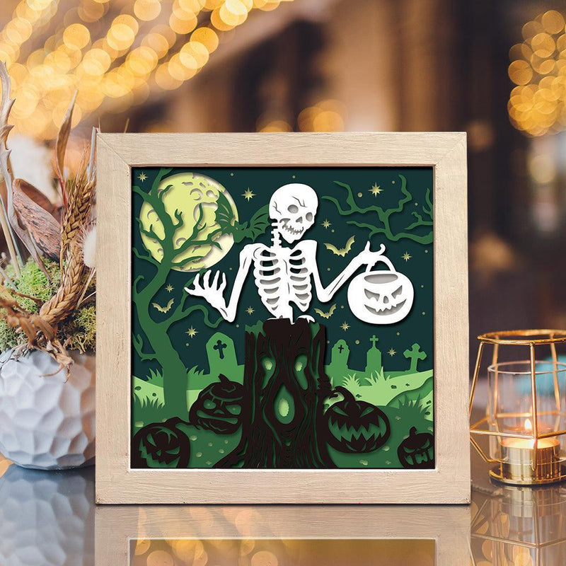 Halloween 29 – Paper Cut Light Box File - Cricut File - 20x20cm - LightBoxGoodMan - LightboxGoodman