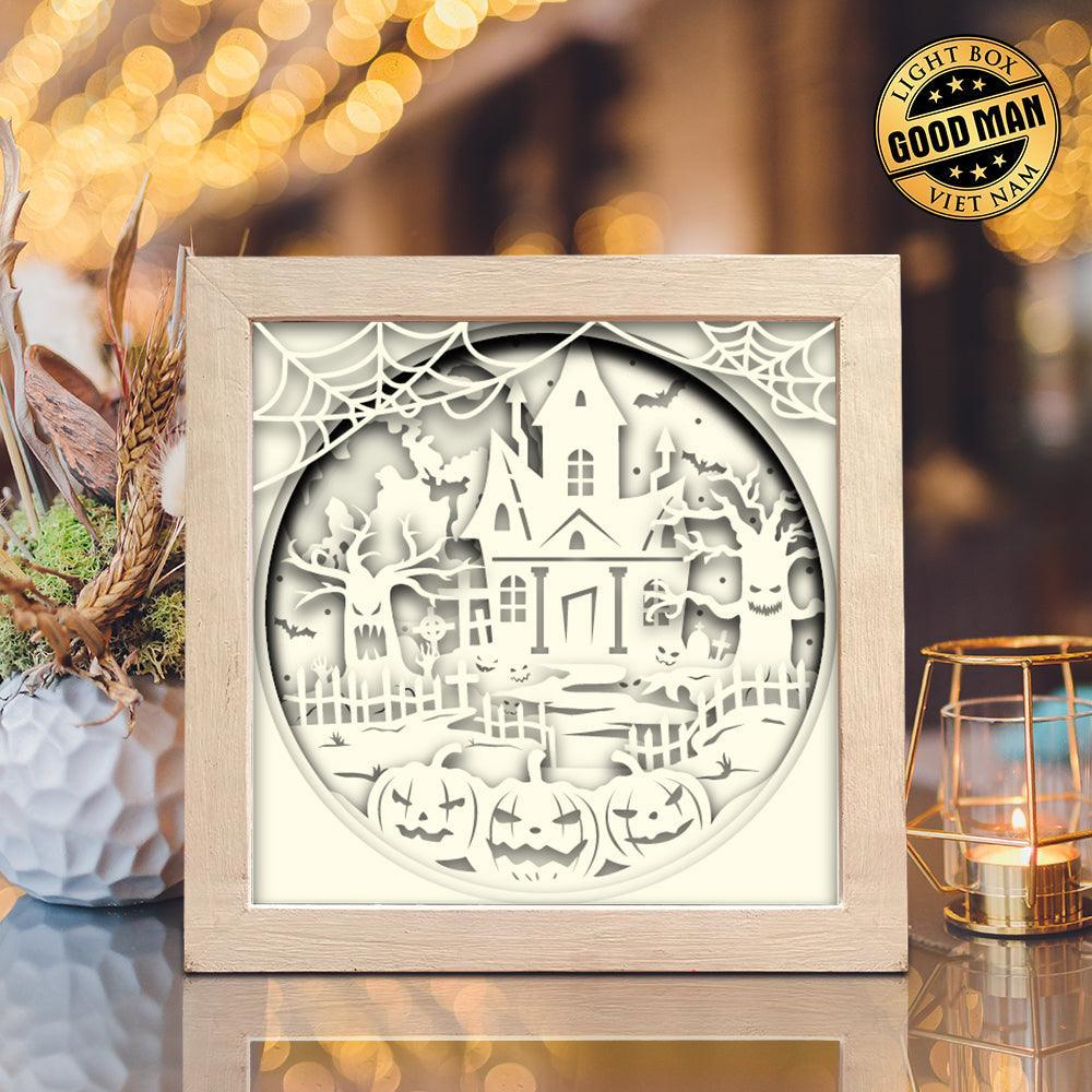Halloween 31 – Paper Cut Light Box File - Cricut File - 20x20cm - LightBoxGoodMan - LightboxGoodman