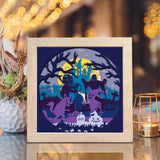 Halloween 38 – Paper Cut Light Box File - Cricut File - 20x20cm - LightBoxGoodMan