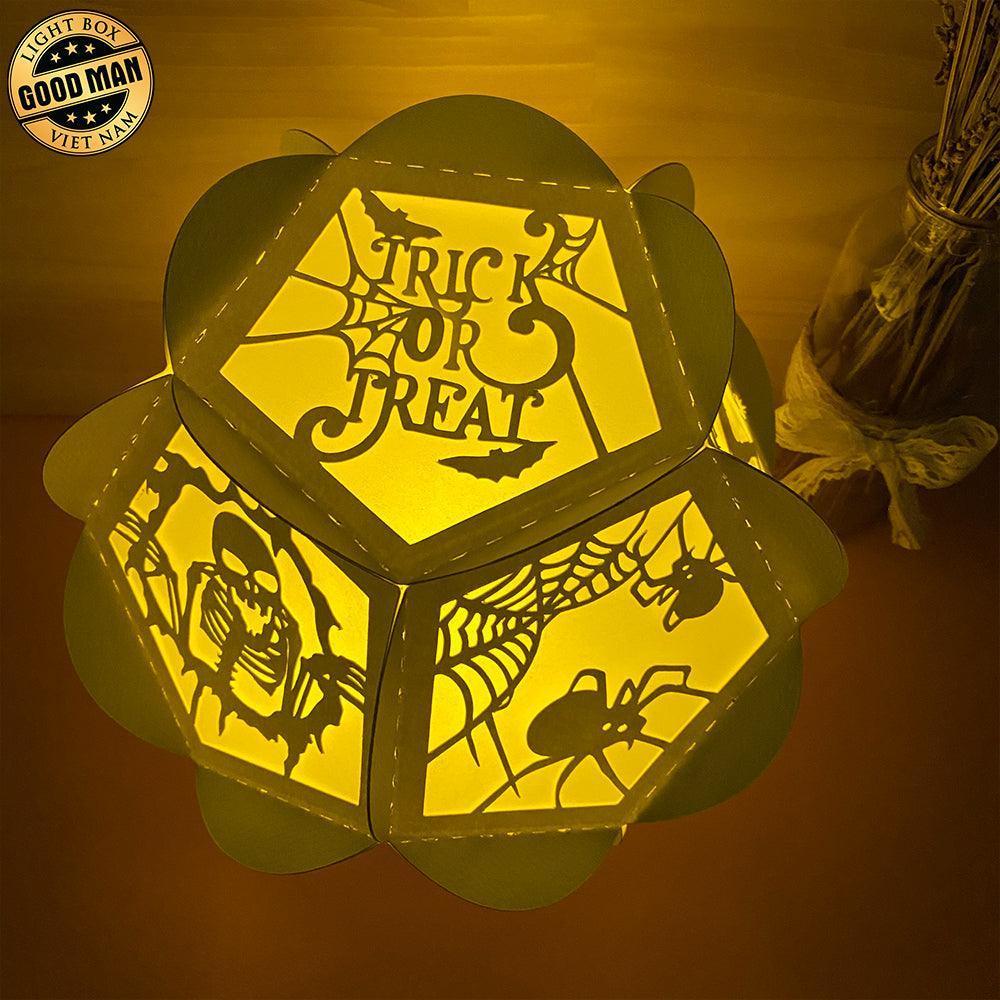 Halloween 4 - Pentagon 3D Lantern File - Cricut File - LightBoxGoodMan - LightboxGoodman