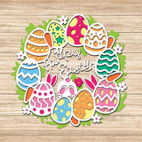 Happy Easter - Paper 3D Layered File - Cricut File - LightBoxGoodMan