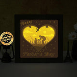 Happy Father's Day 6 – Paper Cut Light Box File - Cricut File - 8x8 inches - LightBoxGoodMan - LightboxGoodman