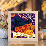 Happy Halloween – Paper Cut Light Box File - Cricut File - 20x20cm - LightBoxGoodMan