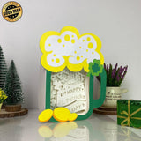 Happy St.Patrick's Day - St. Patrick's Beer Mug Papercut Lightbox File - Cricut File - 9x7 Inches - LightBoxGoodMan - LightboxGoodman