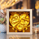 Heart Gear 2 – Paper Cut Light Box File - Cricut File - 8x8 Inches - LightBoxGoodMan