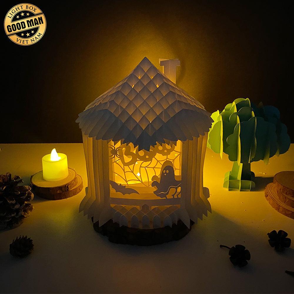 Hey Boo - House Pop-Up File - Cricut File - LightBoxGoodMan - LightboxGoodman