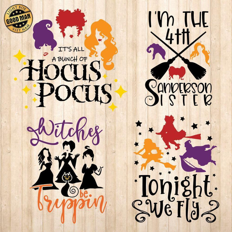 Hocus Pocus - Cricut File - Svg, Png, Dxf, Eps - LightBoxGoodMan - LightboxGoodman