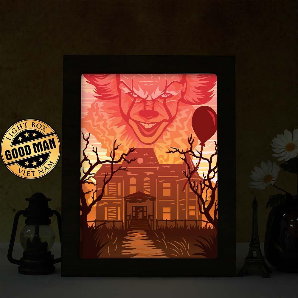 Horror Movie 1 - Paper Cut Light Box File - Cricut File - 20x26cm - LightBoxGoodMan - LightboxGoodman