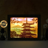 Japanese Pagoda - Paper Cut Light Box File - Cricut File - 8x10 Inches - LightBoxGoodMan - LightboxGoodman