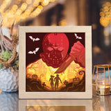 Jason Voorhees - Paper Cut Light Box File - Cricut File - 20x20cm - LightBoxGoodMan