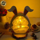 Jesus 1 - Paper Cut Bunny Light Box File - Cricut File - 9,7x7,5 Inches - LightBoxGoodMan - LightboxGoodman