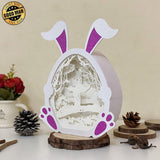Jesus 1 - Paper Cut Bunny Light Box File - Cricut File - 9,7x7,5 Inches - LightBoxGoodMan - LightboxGoodman