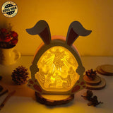 Jesus 2 - Paper Cut Bunny Light Box File - Cricut File - 9,7x7,5 Inches - LightBoxGoodMan - LightboxGoodman