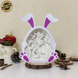Jesus 2 - Paper Cut Bunny Light Box File - Cricut File - 9,7x7,5 Inches - LightBoxGoodMan - LightboxGoodman