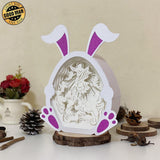 Jesus 2 - Paper Cut Bunny Light Box File - Cricut File - 9,7x7,5 Inches - LightBoxGoodMan - LightboxGoodman