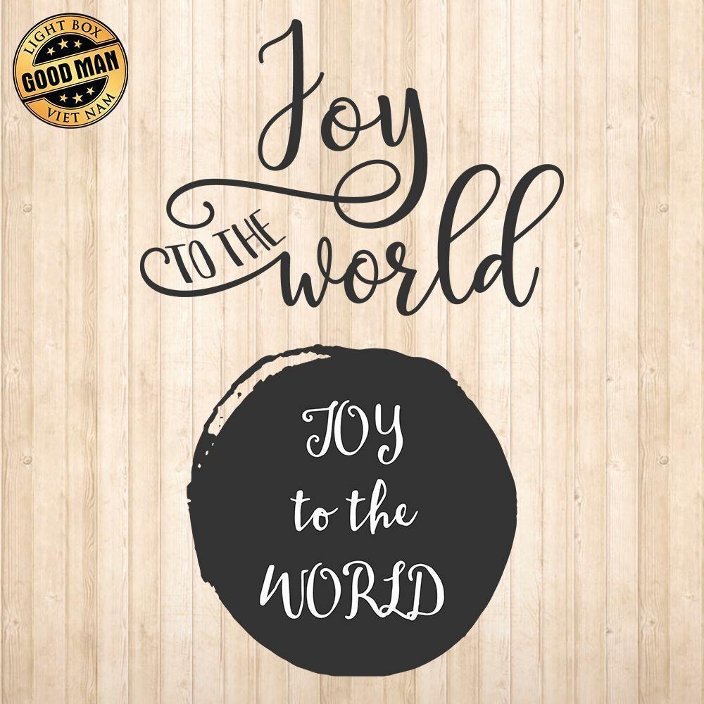 Joy to the World - Cricut File - Svg, Png, Dxf, Eps - LightBoxGoodMan - LightboxGoodman