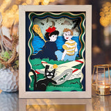 Kiki's Delivery Service 1 - Colored Paper Cut Light Box File - Cricut File - 20x26cm - LightBoxGoodMan