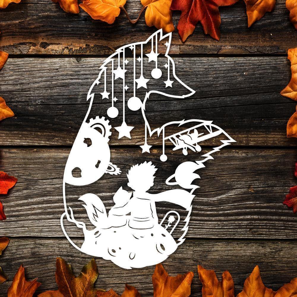 Kirigami The Little Prince – Paper Cutting SVG Template files, 20x28 cm - LightboxGoodman
