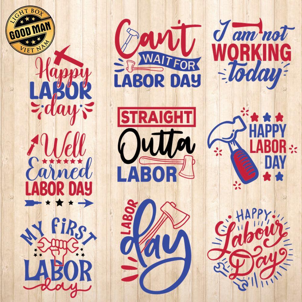 Labor Day - Cricut File - Svg, Png, Dxf, Eps - LightBoxGoodMan - LightboxGoodman