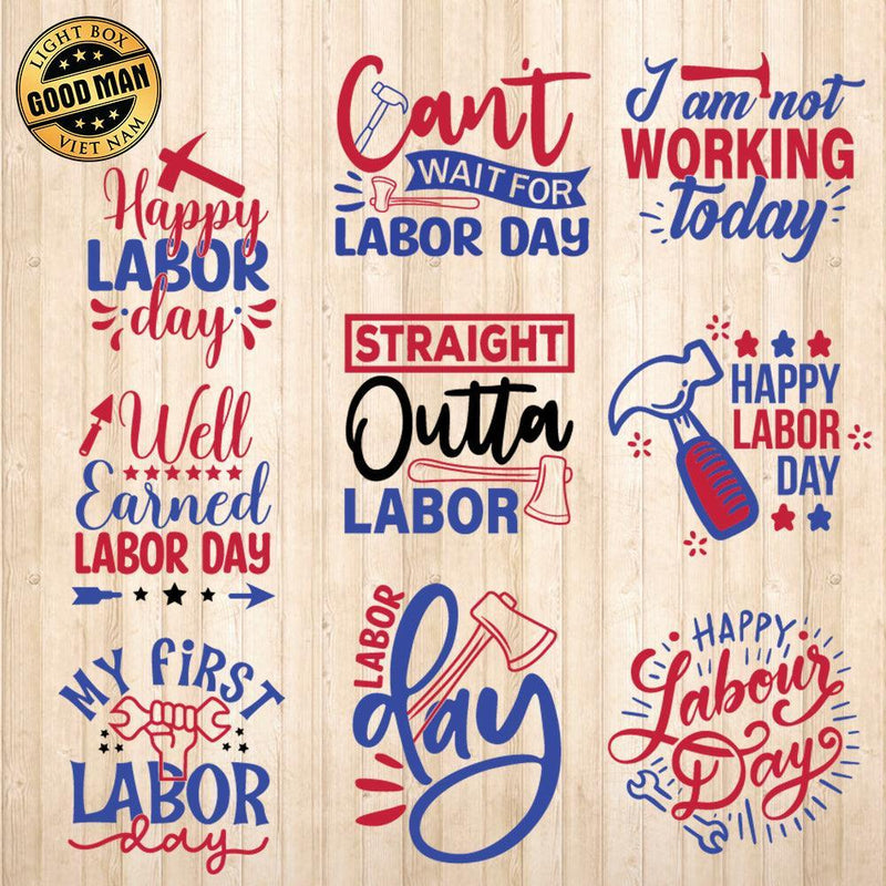 Labor Day - Cricut File - Svg, Png, Dxf, Eps - LightBoxGoodMan - LightboxGoodman