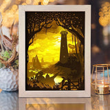 Lighthouse 2 – Paper Cut Light Box File - Cricut File - 8x10 Inches - LightBoxGoodMan