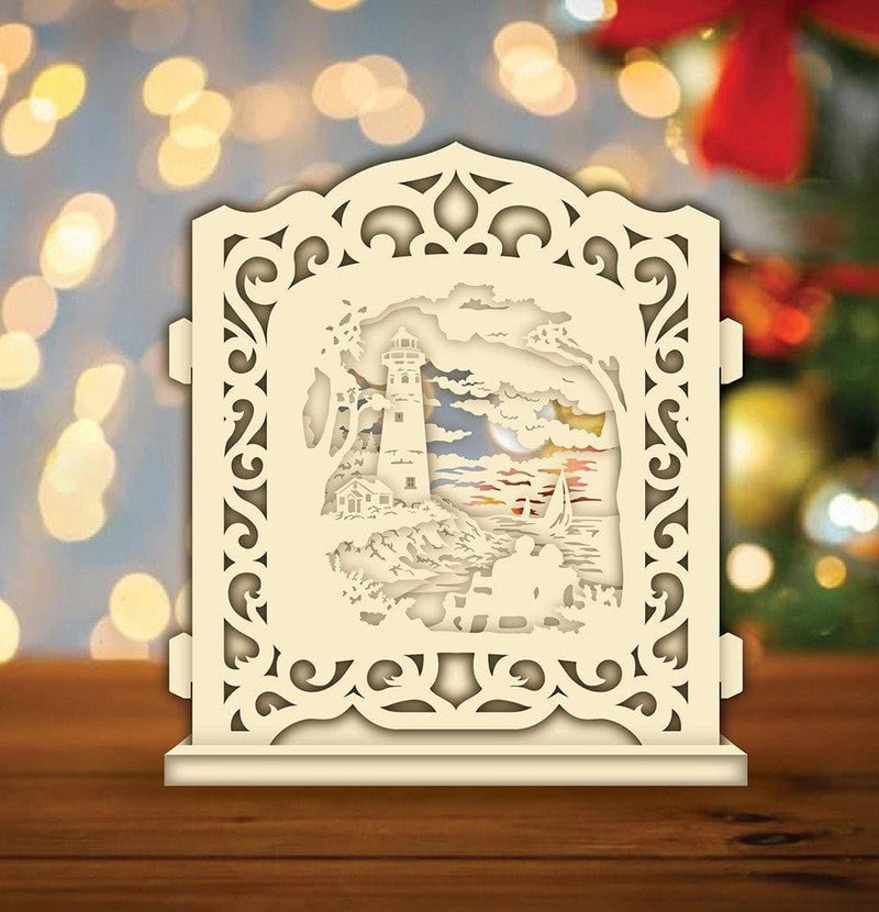 Lighthouse - Pop-up Light Box File - Cricut File - LightBoxGoodMan - LightboxGoodman