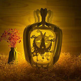 Lighthouse Rabbit - 3D Pop-up Light Box Vase File - Cricut File - LightBoxGoodMan