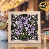 LiLy Flower – Paper Cut Light Box File - 8x8" - Cricut File - LightBoxGoodMan - LightboxGoodman