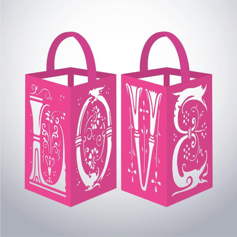 Love - Paper Cut Lantern File - Cricut File - 10x16cm - LightBoxGoodMan - LightboxGoodman