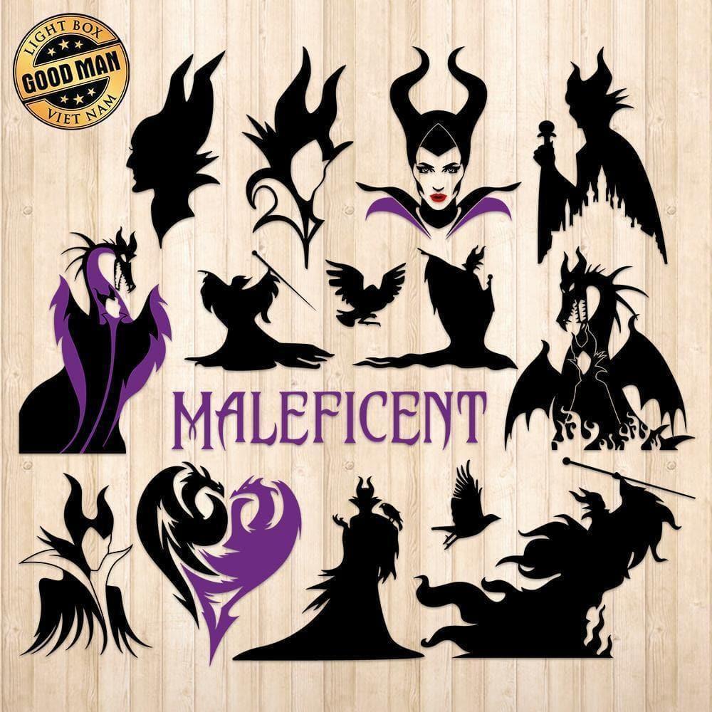Maleficent - Cricut File - Svg, Png, Dxf, Eps - LightBoxGoodMan - LightboxGoodman