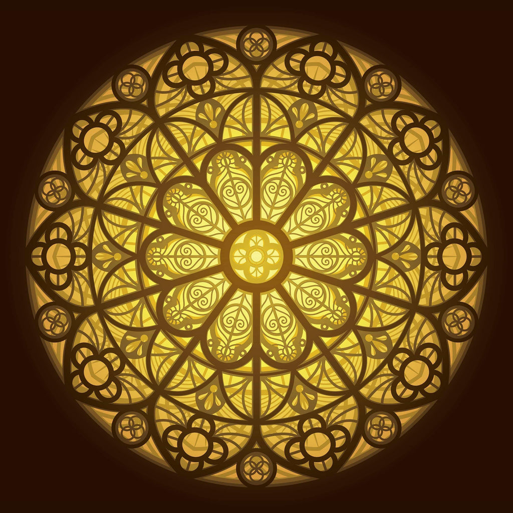 Mandala 1 – Paper Cut Light Box File - Cricut File - 20x20cm - LightBoxGoodMan - LightboxGoodman