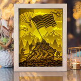 Marines - Paper Cut Light Box File - Cricut File - 20x26cm - LightBoxGoodMan