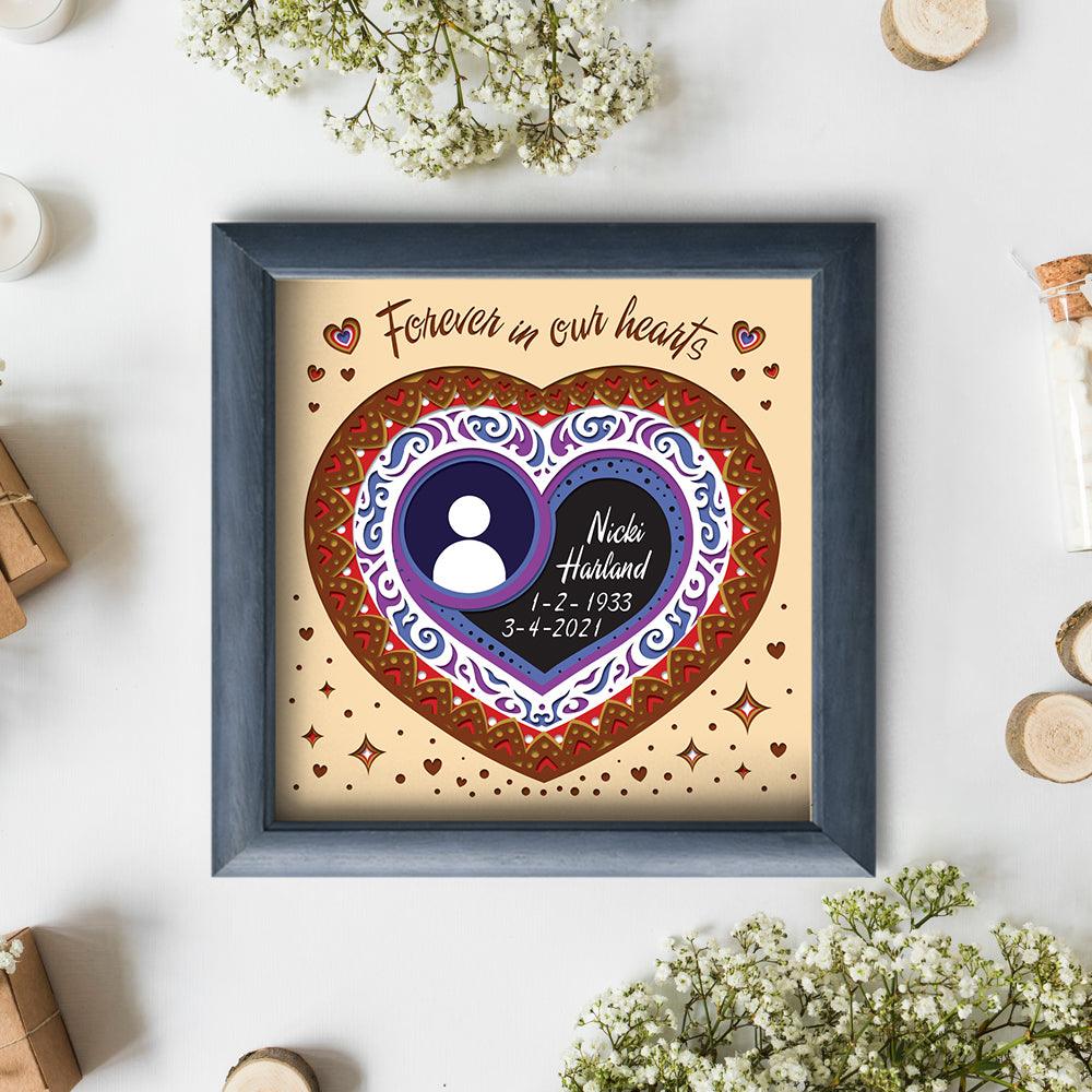 Memorial Day – Personalized Papercut Lightbox File - 8x8" - Cricut File - LightBoxGoodMan - LightboxGoodman