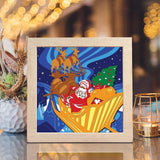 Merry Christmas 15 - Paper Cut Light Box File - Cricut File - 20x20cm - LightBoxGoodMan - LightboxGoodman